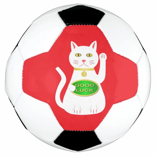 Oriental Lucky Cat Voetbal (Voorkant)