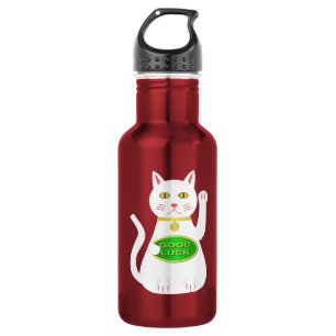 Oriental Lucky Cat Waterfles