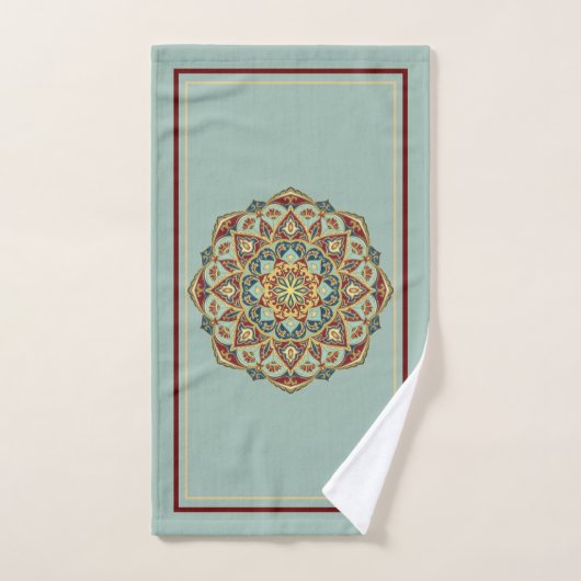 Oriental Mandala - Ensemble de serviettes de bain (Serviette à main)