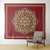 Oriental Mandala - Tapestry Wandkleed (In Situ (horizontaal))