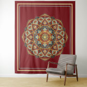 Oriental Mandala - Tapestry Wandkleed (In situ)