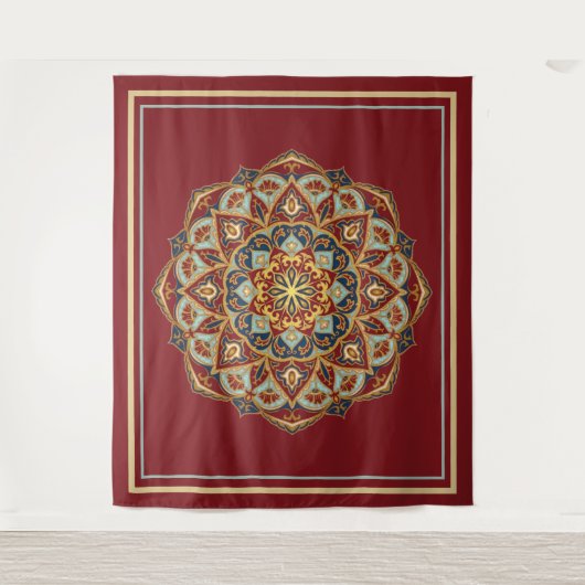 Oriental Mandala - Tapestry Wandkleed (Voorkant)