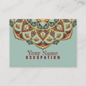 Oriental Mandala - Visitekaartje (Voorkant)