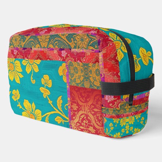 ORIENTAL Marokkaanse kleuren Patroon - Toilettas Toilettasje (Linkerhoek)