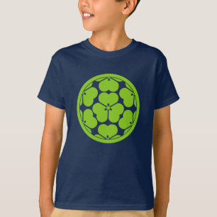 Oriental Matcha Green Chosokabe Japan Mon Art T-shirt