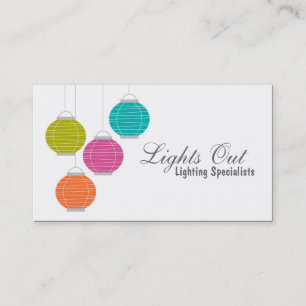 Oriental Paper Lights Visitekaartje