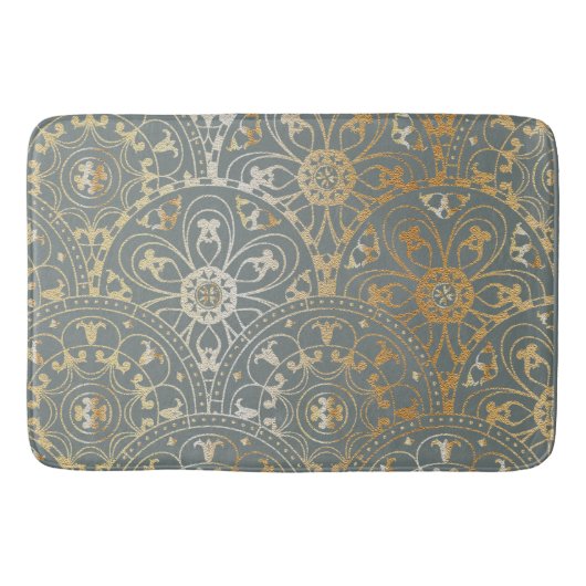 Oriental Pattern Mandala - Bath Mat, Rug Badmat (Voorkant)