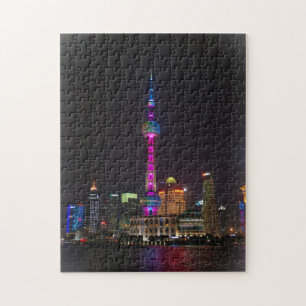 Oriental Pearl Tower - Shanghai - 11x14 - 252 pcs Legpuzzel
