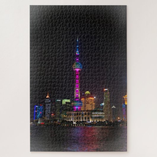 Oriental Pearl Tower - Shanghai - 20x30 - 1014 pcs Legpuzzel (Verticaal)