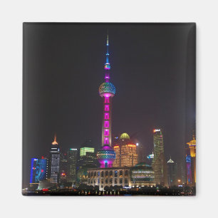 Oriental Pearl Tower - Shanghai, China - Magnet Magneet