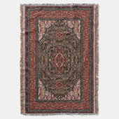 Oriental Persian Antiek Red Deken (Voorkant Verticaal)