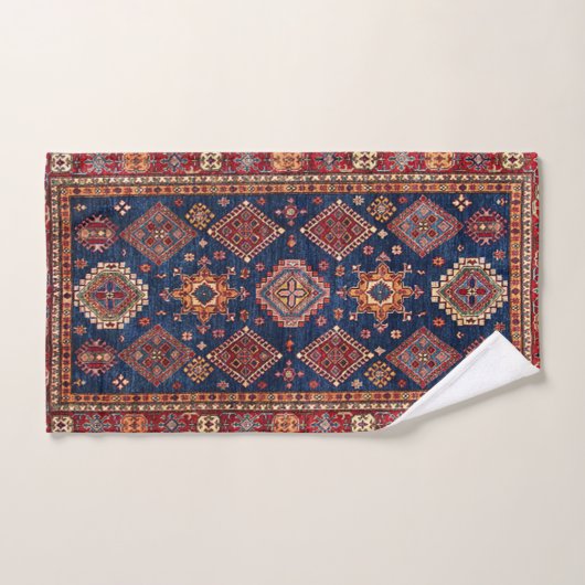 Oriental Persian Turks Rug Pattern Bad Handdoek (Handdoek)