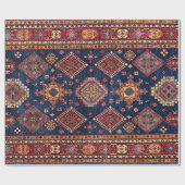 Oriental Persian Turks Rug Pattern Cadeaupapier (Vlak)