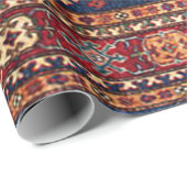 Oriental Persian Turks Rug Pattern Cadeaupapier (Rol Hoek)