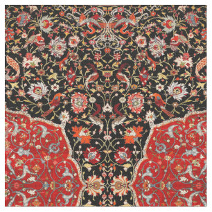 Oriental Persian Zouthtapijt Print Pattern Stof