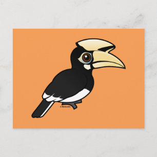 Oriental Pied Hornbill Briefkaart