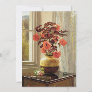 Oriental Poppy en Coleus Jessica Hayllar