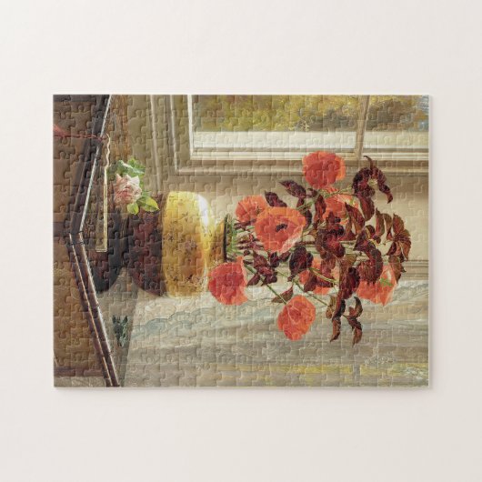 Oriental Poppy en Coleus | Jessica Hayllar Legpuzzel (Horizontaal)