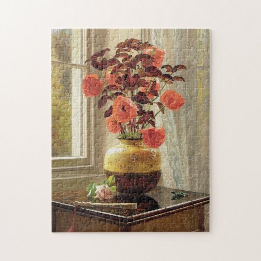 Oriental Poppy en Coleus | Jessica Hayllar Legpuzzel (Verticaal)
