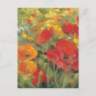 Oriental Poppy Field Briefkaart