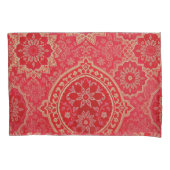 ORIENTAL Red Golden Pattern - Kussensloop (Voorkant)
