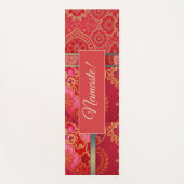 ORIENTAL Red Golden Pattern - Yoga Mat (Voorkant)