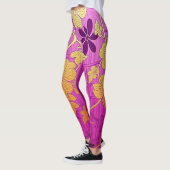 ORIENTAL Roze Gouden Patroon - Leggings (Links)