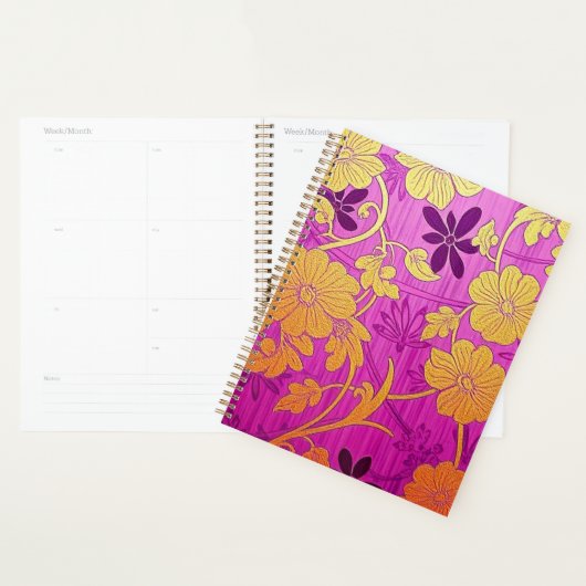 ORIENTAL Roze Gouden Patroon - Notitieboek, Planne Planner (Display)
