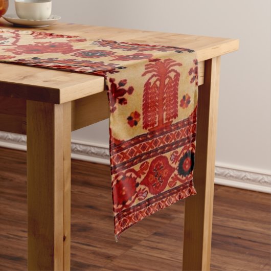 Oriental Rug Pattern Table Runner Korte Tafelloper (Voorbeeld)
