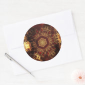 Oriental Rug Ronde Sticker (Envelop)