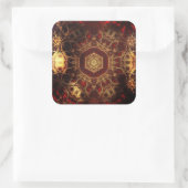 Oriental Rug Vierkante Sticker (Tas)