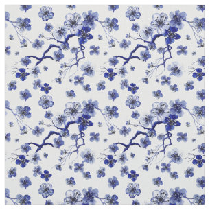 Oriental Sakura Branch Pattern Stof