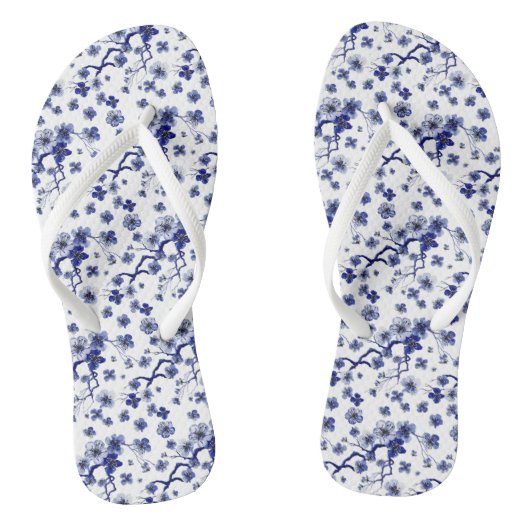 Oriental Sakura Branch Pattern Teenslippers (Voetbed)