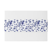 Oriental Sakura Branch Pattern Uitnodigingen Wikkel (Achterkant Voorbeeld)
