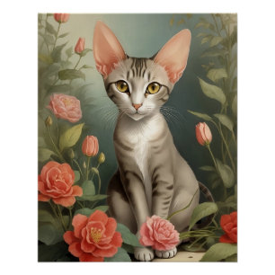 Oriental Shorthair Cat Perfect Poster