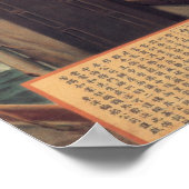 Oriental Steamship Co Affiche de voyage 1919 (Coin)