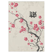 Oriental Style Sakura Cherry Blossom Art Tafelkleed (Voorkant)