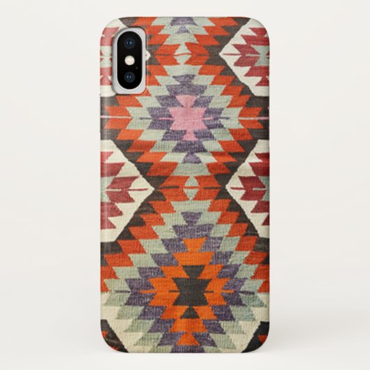 Oriental Turks Perzisch Kilim Carpet Case-Mate iPhone Case (Achterkant)