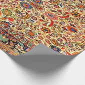 Oriental Turks Perzische Azerbeidzjan tapijt Cadeaupapier (Hoek)