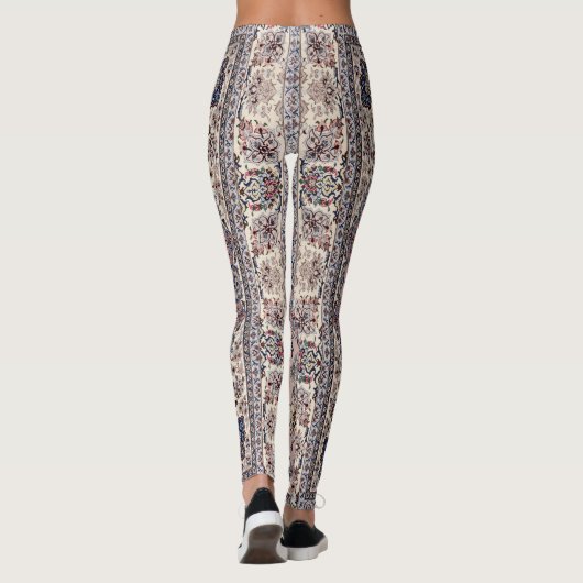 Oriental Turks Perzische tapijttapijt Leggings (Achterkant)