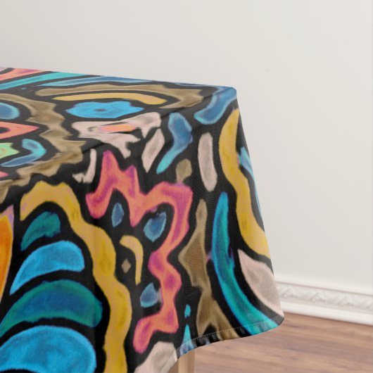 Oriental Waterverf Patroon VI + uw ideeën Tafelkleed (Voorbeeld)