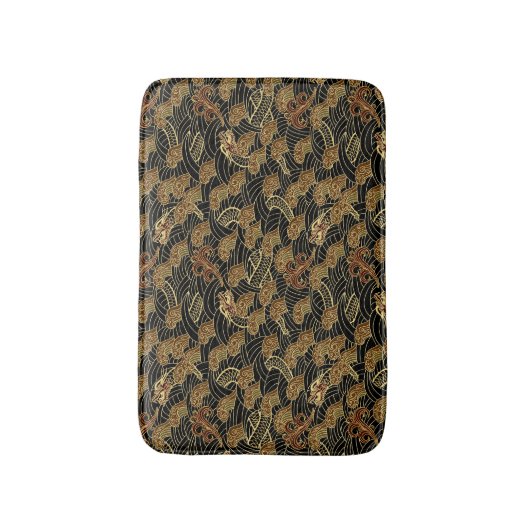 Oriental Zee Dragon Pattern Badmat (Voorkant Verticaal)