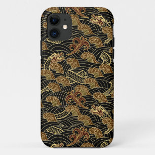 Oriental Zee Dragon Pattern iPhone 11 Hoesje
