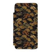 Oriental Zee Dragon Pattern Incipio iPhone Portemonnee Hoesje (Voorkant Agenda)