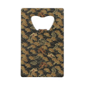 Oriental Zee Dragon Pattern Kredietkaart Flessenopener (Voorkant)