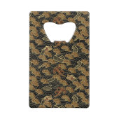Oriental Zee Dragon Pattern Kredietkaart Flessenopener (Achterkant)