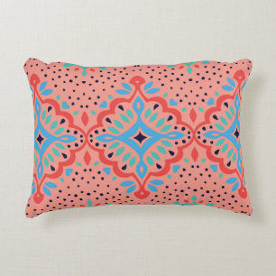 Orientale demaspatroon. Talavera-aardewerk. Accent Kussen