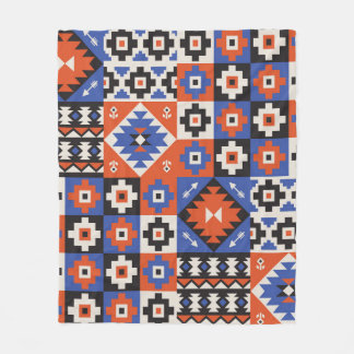 Orientale geometrische naadloze patronen. Ethisch  Fleece Deken