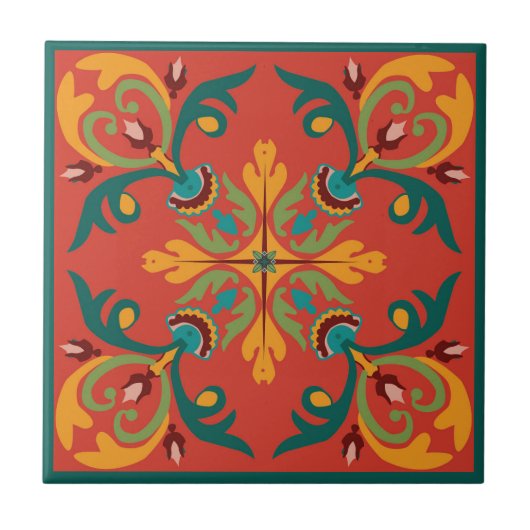 🧡 💛 Orientale tegels, Azulejos Tegeltje (Voorkant)