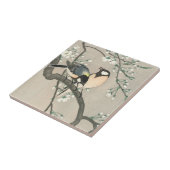 Orientale vogels op Branches keramische tegels Tegeltje (Zijkant)